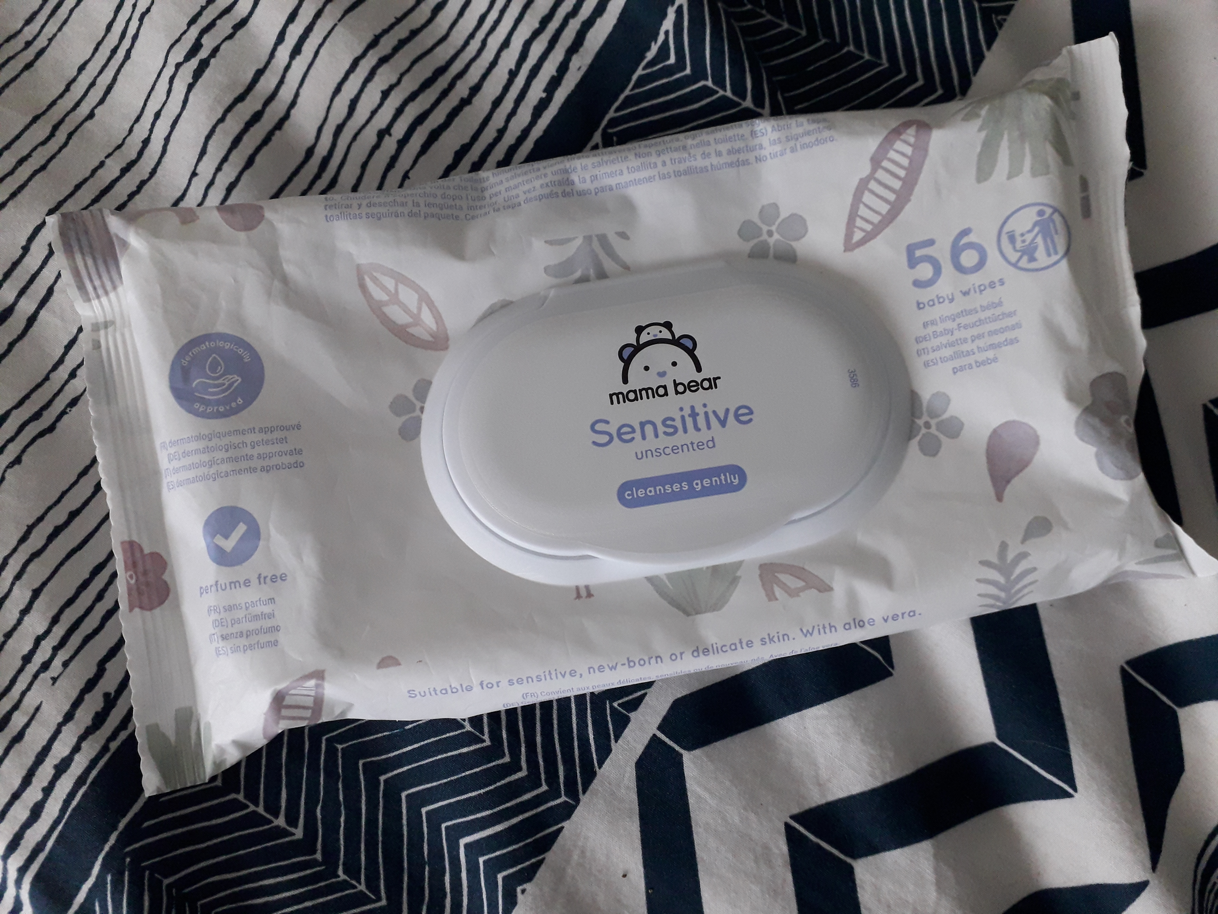 Toallitas húmedas para bebé de Mama Bear Ultra Sensitive, marca  